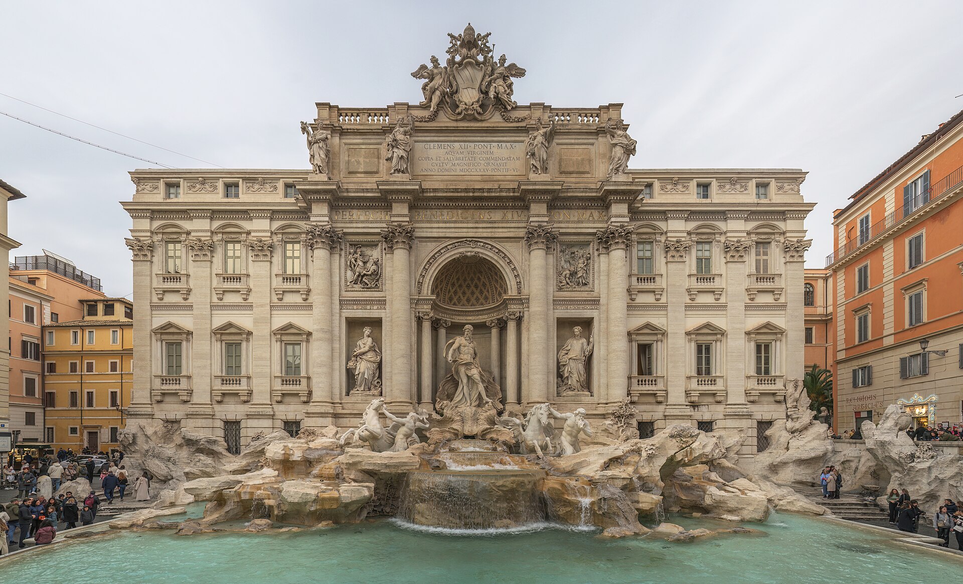 Fontana di Trevi en Roma